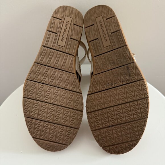 Naturalizer - Off White - Sandals with Beading - Size 8 - Picture 9 of 10